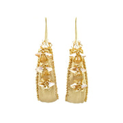 Bella Small Spiked Earrings Gold