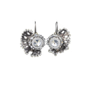 Talia Earrings Marble Silver